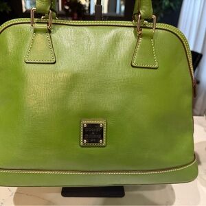 Dooney & Bourke Lime Green Dome Satchel